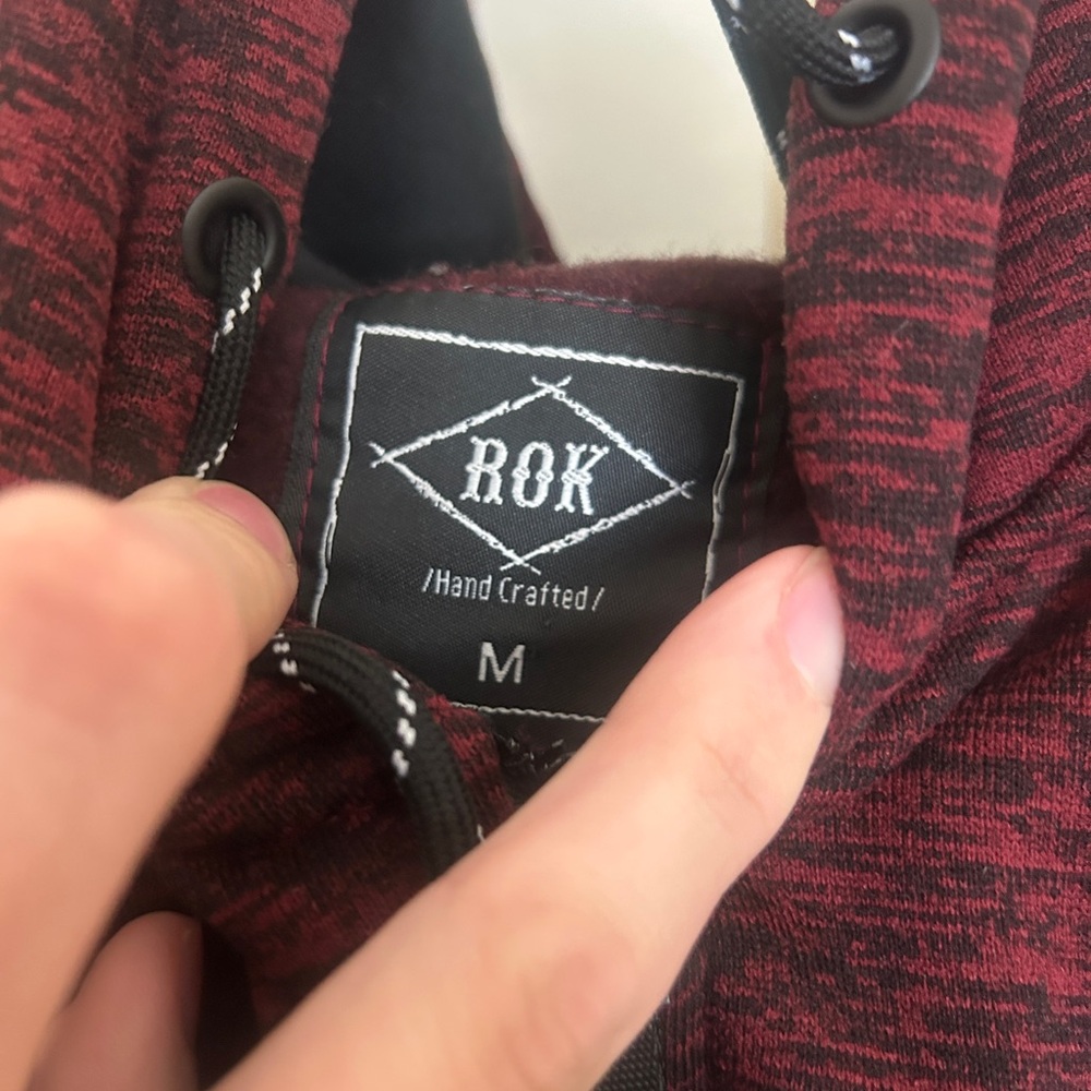 A rok handcrafted red jacket